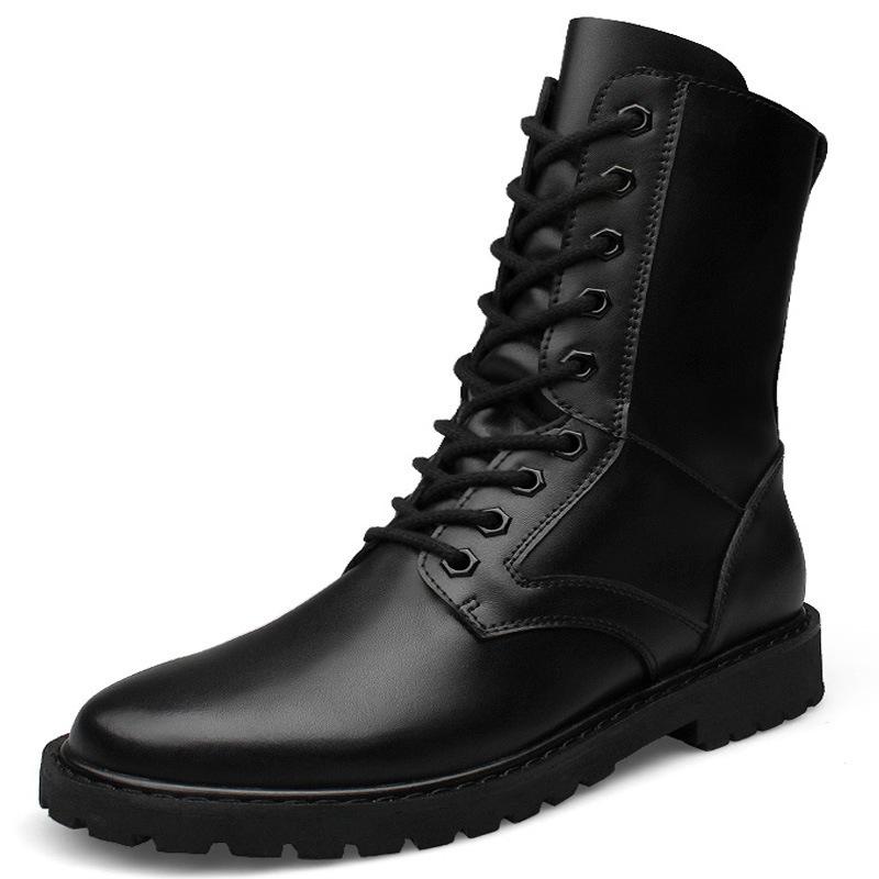 Übergröße Martin Boots Herren Baumwollschuhe 48 High Top 49 Rindsleder 50 Samt Thermisch Tooling 51 Schwarz Übergröße 52 Herrenschuhe