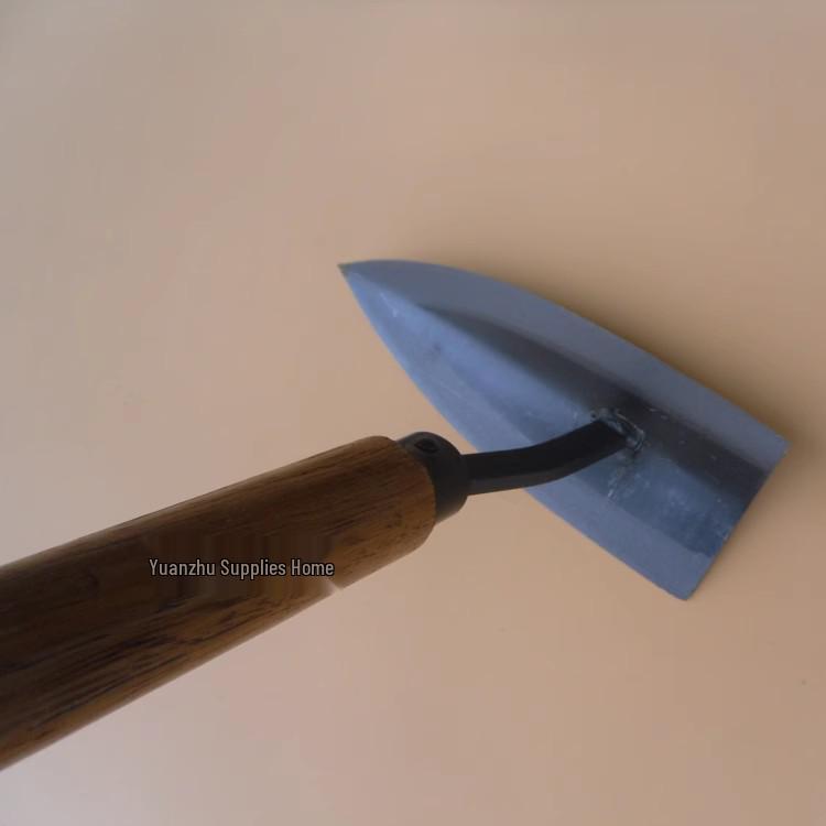 Triangular Steel Hoe for Gardening and Trenching - Ideal for Planting Flowers and Vegetables