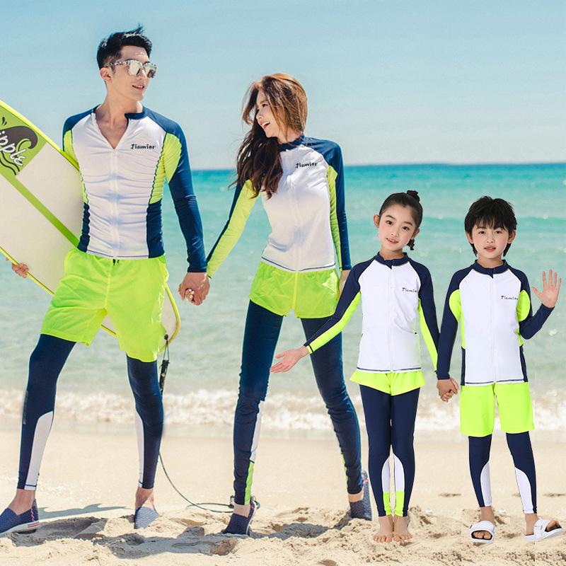 

Parent-Child Long-Sleeve Diving Suit for Surfing & Sun Protection L
