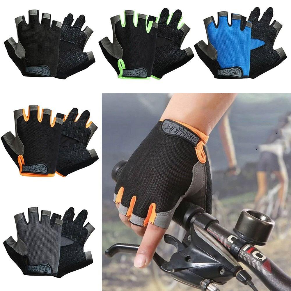 Breathable Weight Lifting Fingerless Gloves Anti Slip Workout Gym Gloves  for Men Women