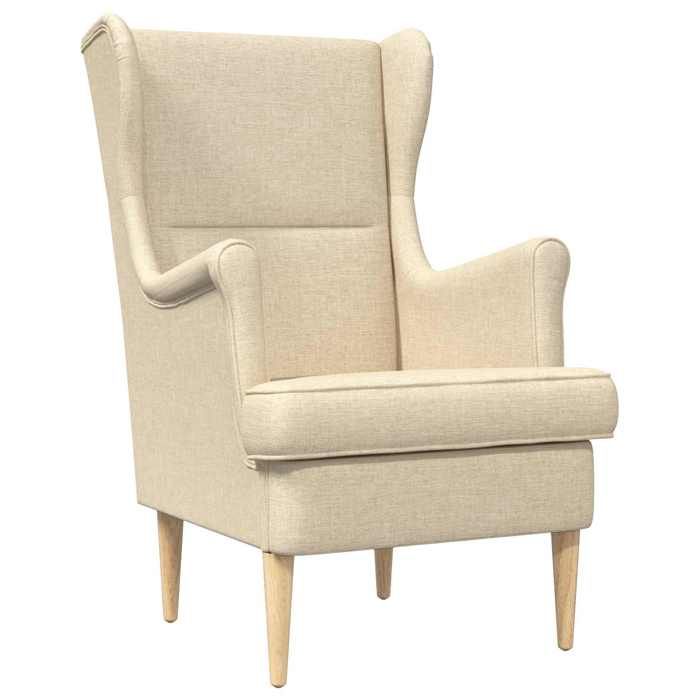 Maison Exclusive - fauteuil Crème tissu