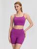 Women's Summer Yoga Set: High-Waisted Butt-Lifting Shorts & Padded Tank Top