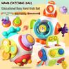 Infant & Toddler Busy Ball: Six-Sided Grasp & Focus Toy
