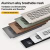 Grilă de Ventilație din Aliaj de Aluminiu Dreptunghiulară 50/80cm Lățime Decor Gură de Aer Jaluzea Plasă Respirabilă Capac Grilă Ventilator