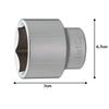 Tone Socket 50mm Width 6S-50 (Hexagonal), 19.0mm (3/4") Drive,