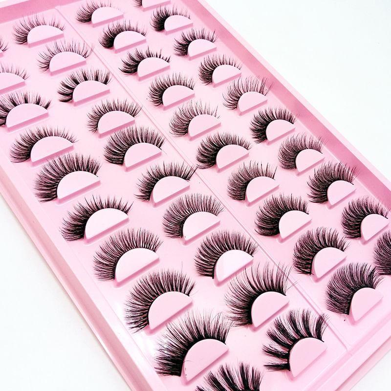 Lashie - Assorted Natural / Dense Multipack False Eyelashes (Various Designs)