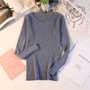 Autumn and Winter V-neck Knitted Sweater for Women Fashion Slim Fit Long Sleeve Base Pullover Sweaters Tops Ladies Elegant Solid Woman Knitwear 24978