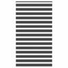 VidaXL Store Zèbre Noir 130x230 Cm Largeur Du Tissu 125,9 Cm Polyester, Store Enrouleur Zébré, Store Zébré Pour Fenêtre, 4014293