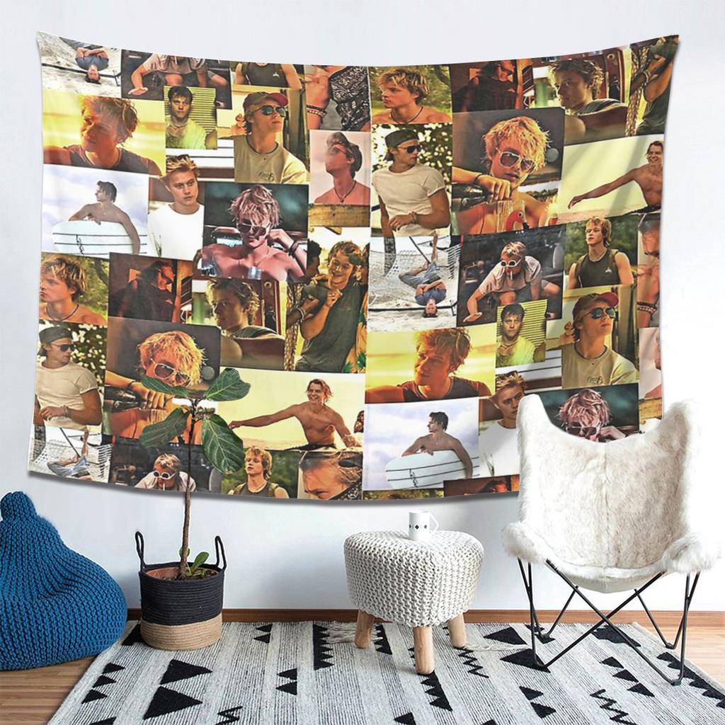 JJ Maybank Rudy Pankow Throw Blanket Tapestry Decoration Art Aesthetic Tapestries for Living Room Home Wall Cloth Wall Hanging