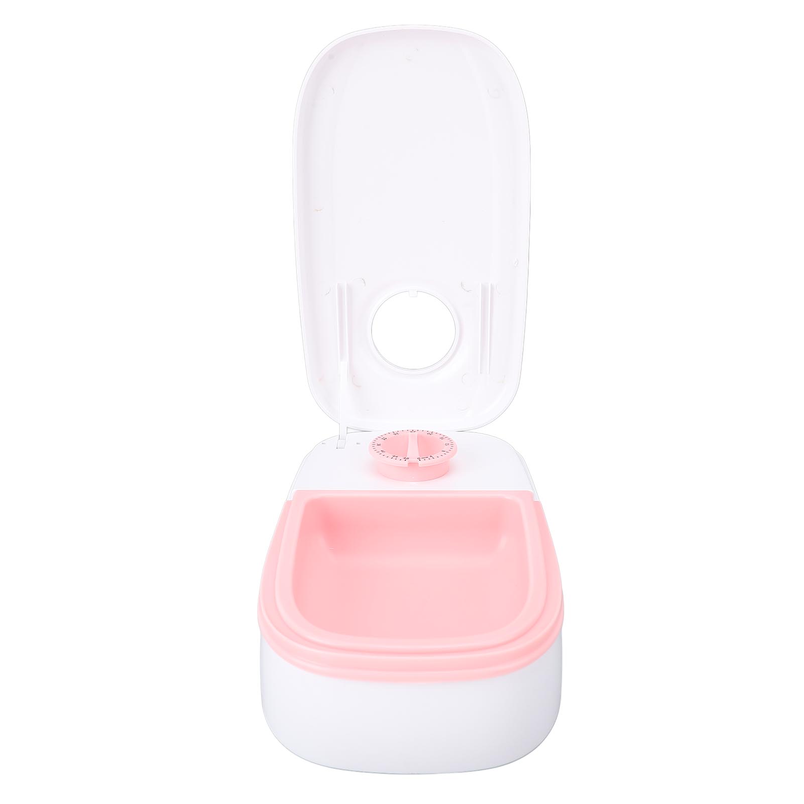 

Автоматическая кормушка для домашних животных с таймером, поддерживающая свежесть, миска для сухого и влажного корма, для собак и кошек розовый