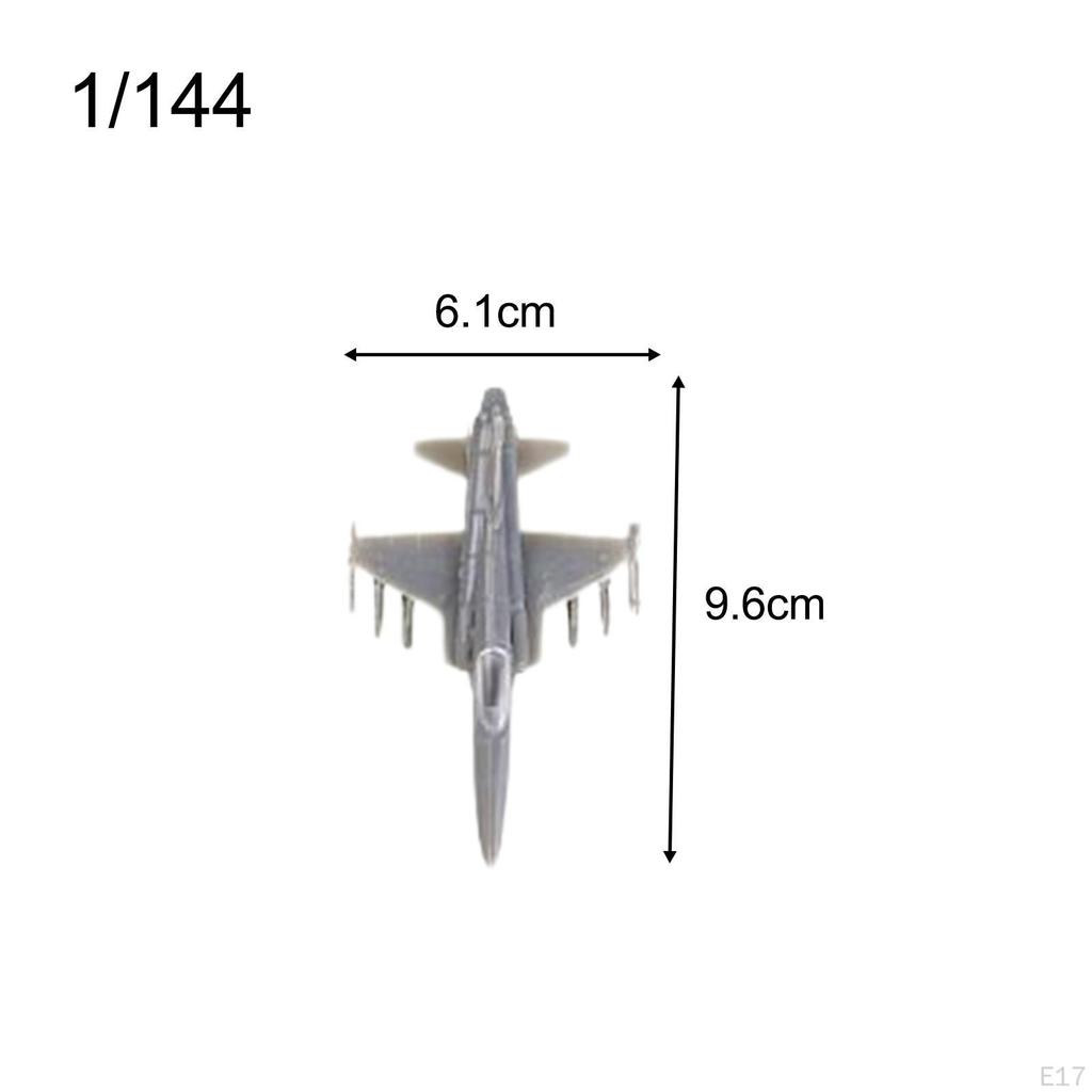 1/144 4D Assembled Fighter Airplane Models Jigsaw Toys, Plane Kits Aircraft Toys Educational
