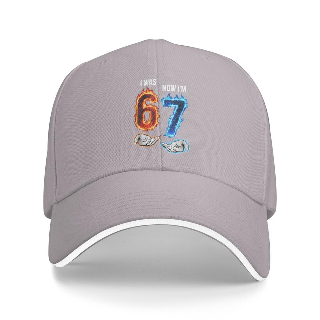 I was 6 Now Im 7 Meme Hands 7th Birthday Flames Fire Baseball Cap  Fashion UnisexTeens Trucker Hat Print Baseball Caps Present