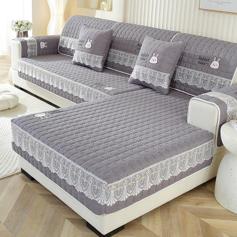 

Универсальная нескользящая утолщенная диванная подушка с вышивкой, простой модный чехол для дивана, детский слинг 90*90cm