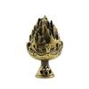 Retro Mini Hollow-Out Boshan Incense Burner - Creative Cloud Design for Office or Home Decor