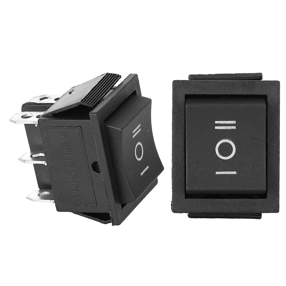 10Pcs Rocker Switches 6 Pin Plastic Button Used for Household Appliances Switch KCD4