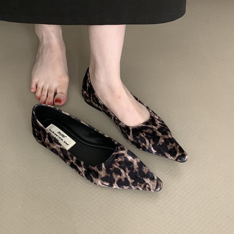 Fashion Bailamos Brand Women Flats Fashion Point Toe Shallow Slip On Ballerinas Shoes Soft Flat Heel Dress Ballet Shoes Mujer