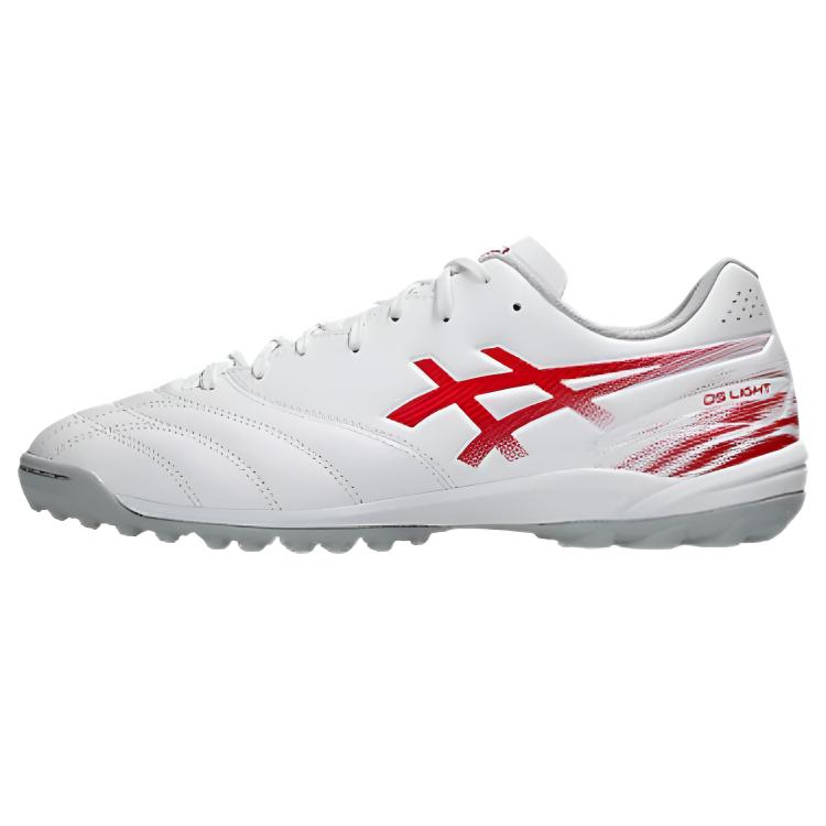 ASICS Ds Light Club Fußballschuhe Herren Niedrig Weiß/Speed Rot 44