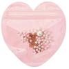 5/10/20PCS Colored PVC Heart-shaped Jewelry Self Sealing Bag Wedding Christmas Love Gift Sealed Bag Candy Packaging Bag