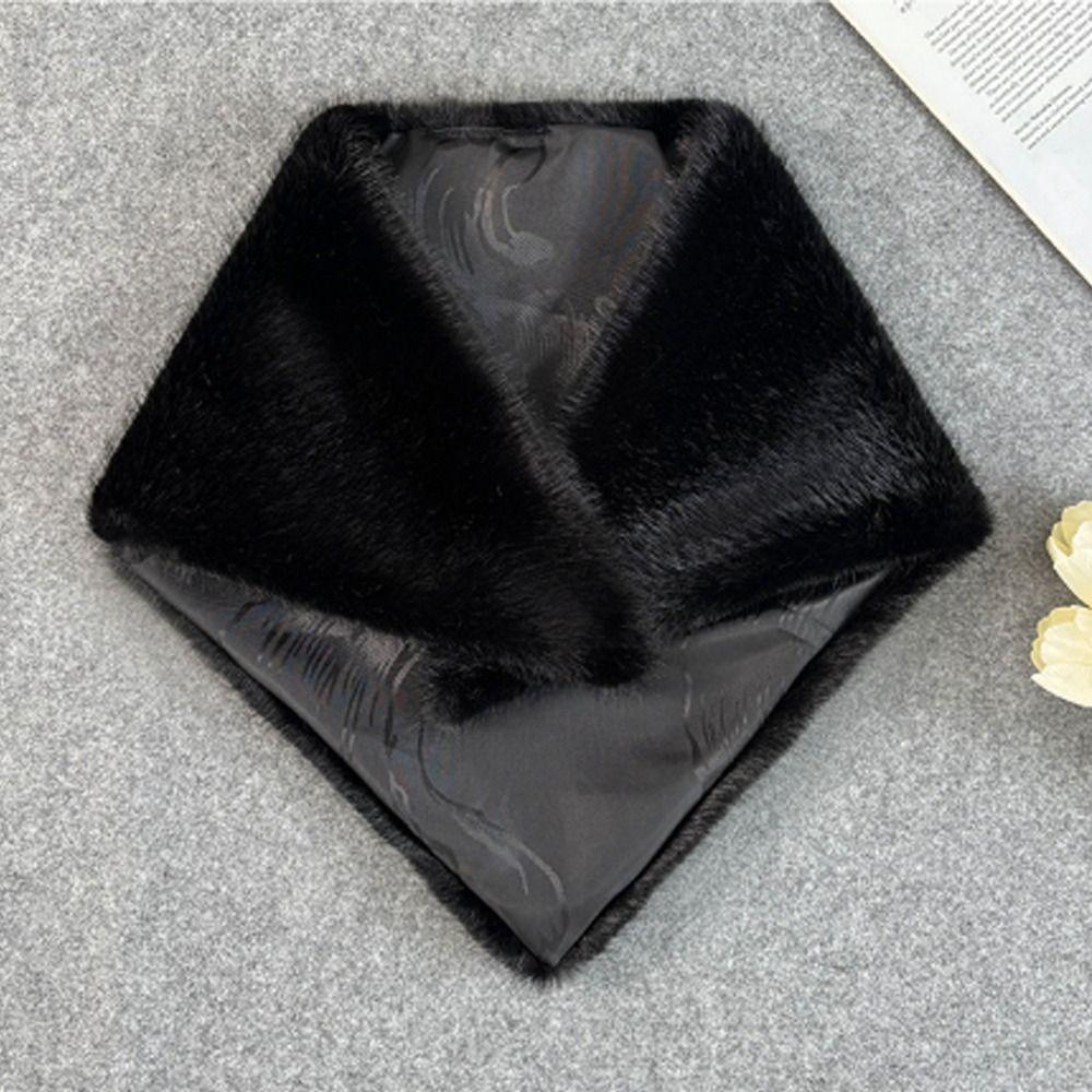 Long Wrap Faux Fur Scarf Soft Plush Faux Fur Neck Scarf New Neck Warmer Women