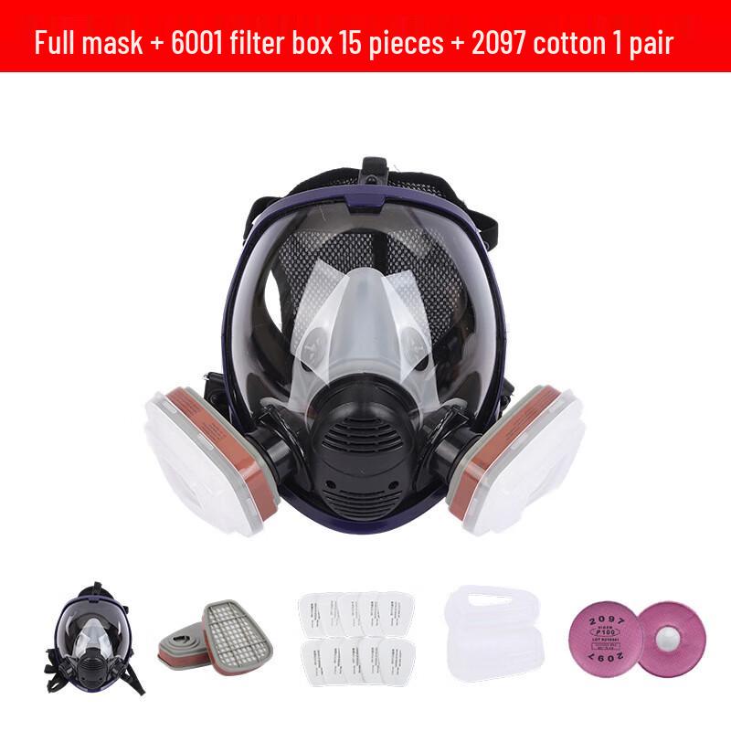 WEZHO Full Face Respirator Mask Kit