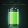 Strong Light Flashlight Telescopic Zoom White Laser With High-Capacity Battery