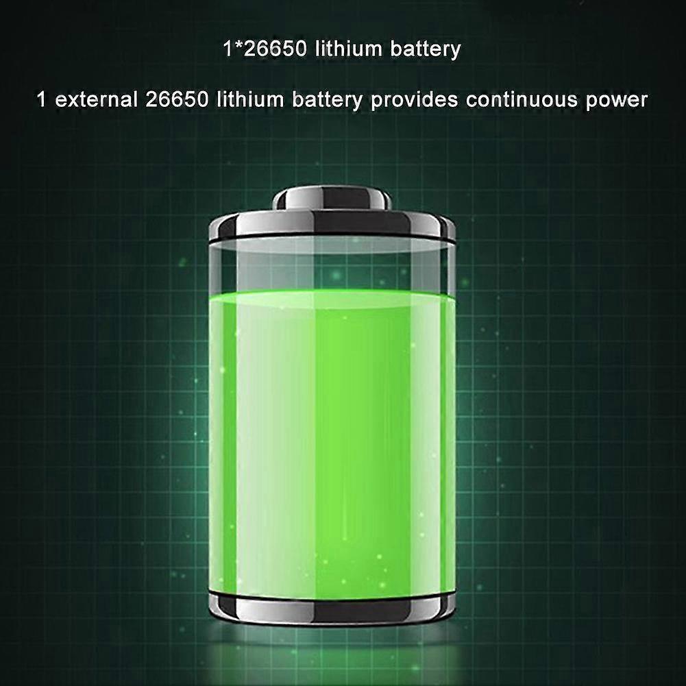 Strong Light Flashlight Telescopic Zoom White Laser With High-Capacity Battery