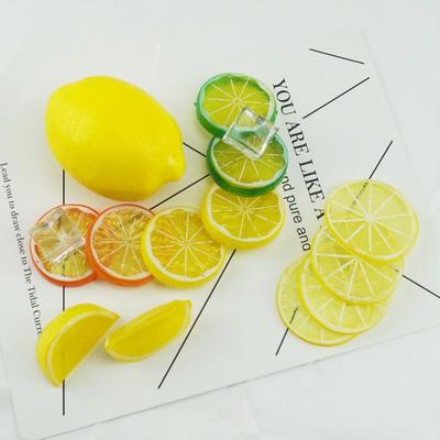 20 pezzi Fetta di Limone Artificiale Fetta di Limone Finta Fetta di Limone Finta Decorazione di Frutta Simulata Decorazione per la Casa Oggetti di Scena per Fotografia