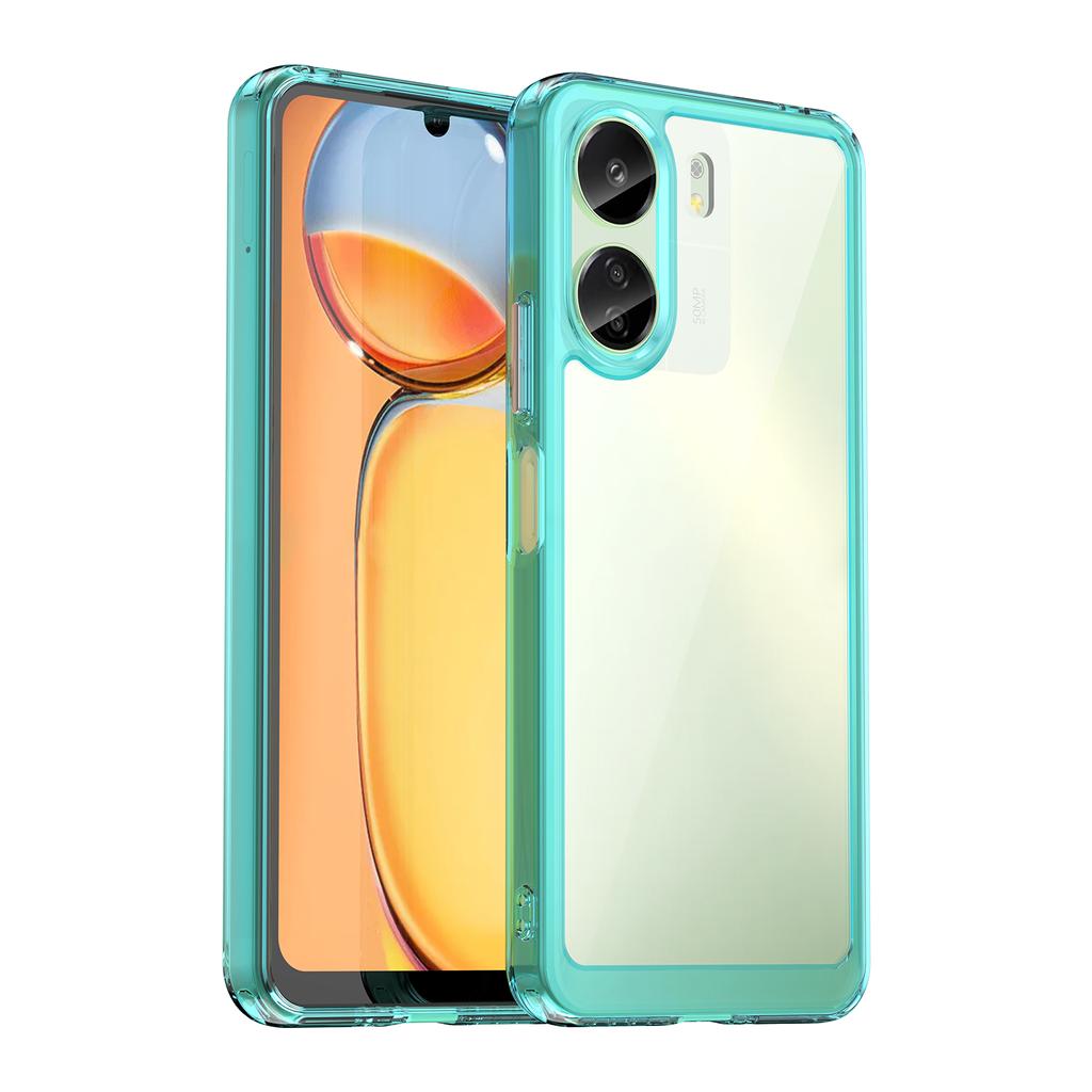 Colorfull Transparent TPU Case for Xiaomi Redmi 13C 12C 12 5G Protective Cover Frame for Redmi 12 10 5G A1 A2 Plus Full Protection Clear Cover