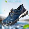 Men's Shoes Summer Trendy Shoes Outdoor Breathable Wading Shoes Hollow Mesh Soft-soled Hiking Shoes Men's Sports and Leisure Shoes Men