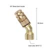 2pcs Brass Garden Sprayer Nozzles with Adjustable Features