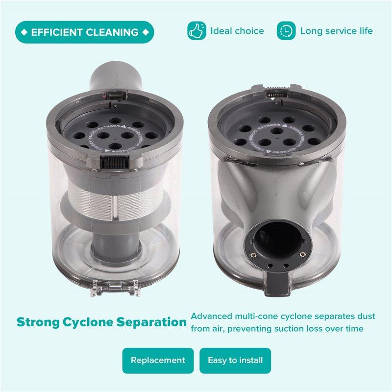 LITE-Dust Cup With Multi-Cone Separator For