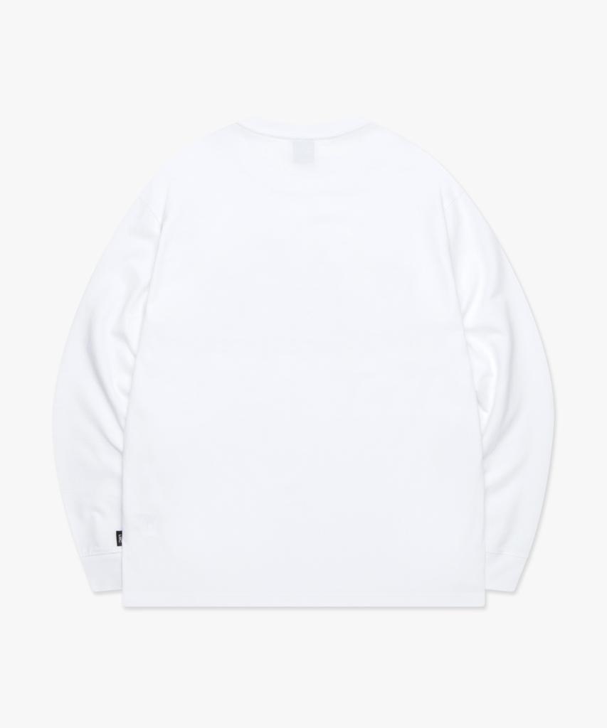 LMC Heart Bear Long Slv Tee White