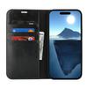 For iPhone 16 Case Crazy Horse Texture Split Leather Wallet Phone Cover