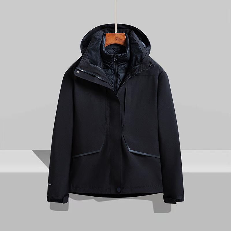 

New Autumn and Winter Yurong Jacket Women s Yurong Lining Three-in-one White Duck Down Warm Jacket L