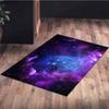 Galaxy Starry Sky View Rug Anti-Slip Pattern Carpet Personalized Gift for Home Bedroom Living Room Decor