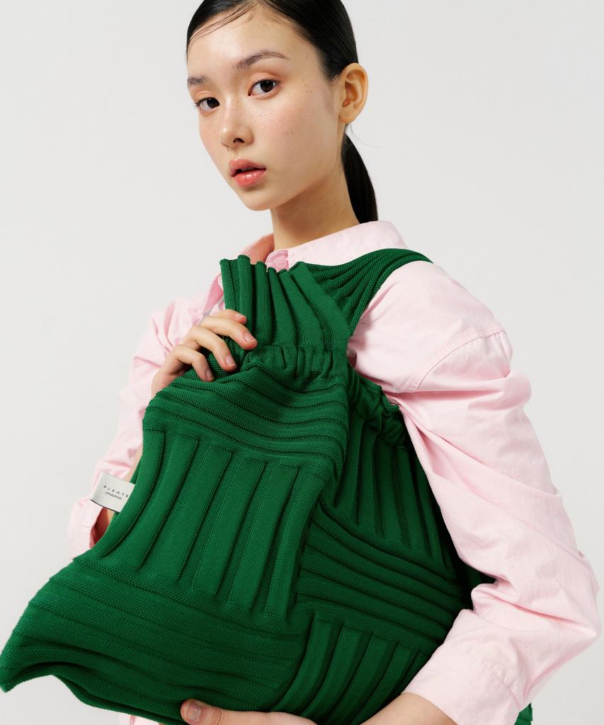 Pleatsmama Big Bow Bag Green