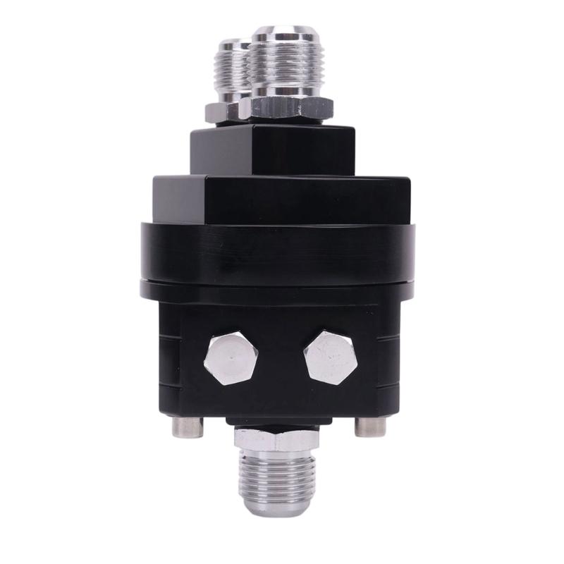 2 in 1 Car Oils Filter Relocation Adapter with Split Structure and Aluminum Alloy Body for Multiple Vehicle Oil Pressure Check Connections