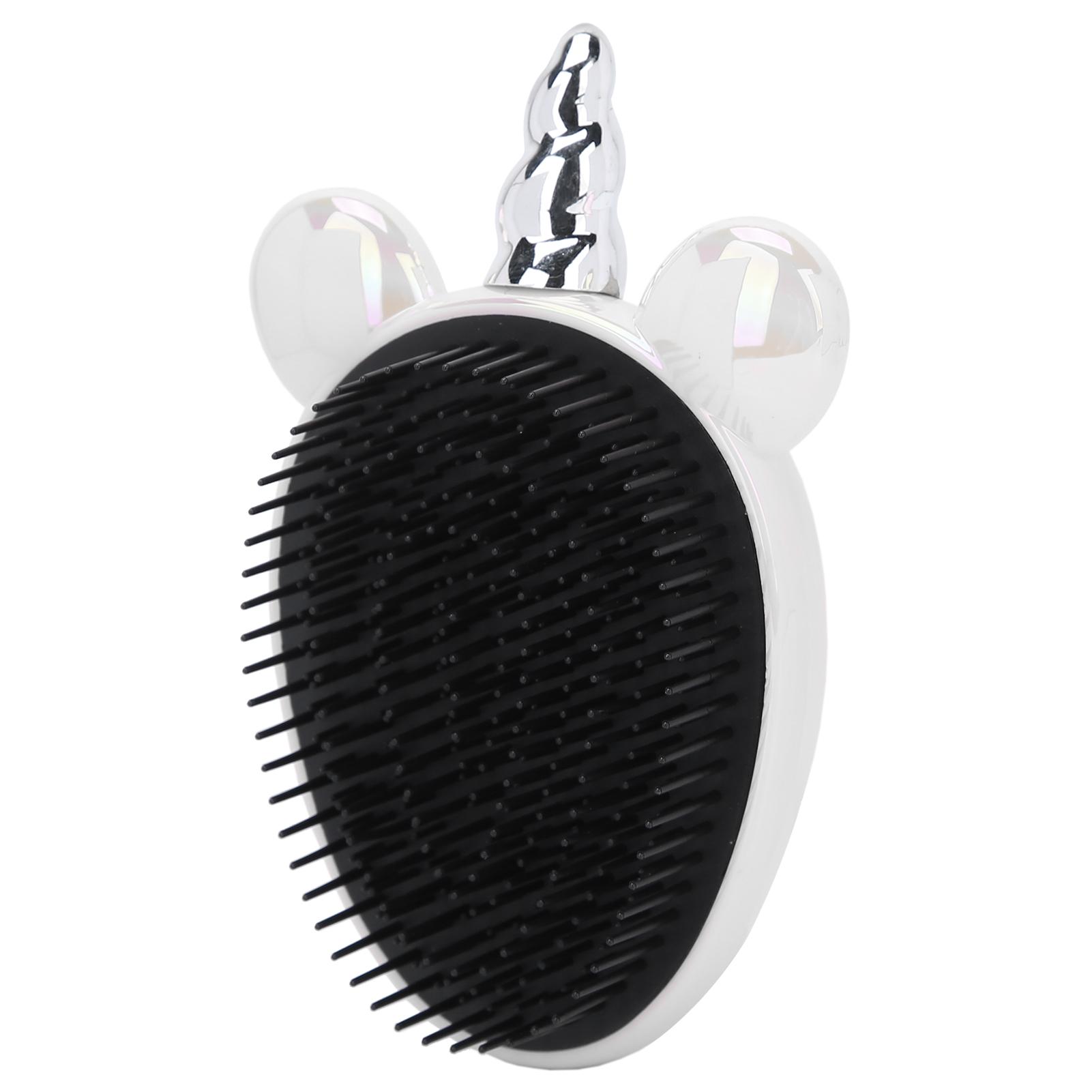 

Portable Hair Massage Brush Hair Styling Detangler Brush Hairdressing Tool for HouseholdWhite