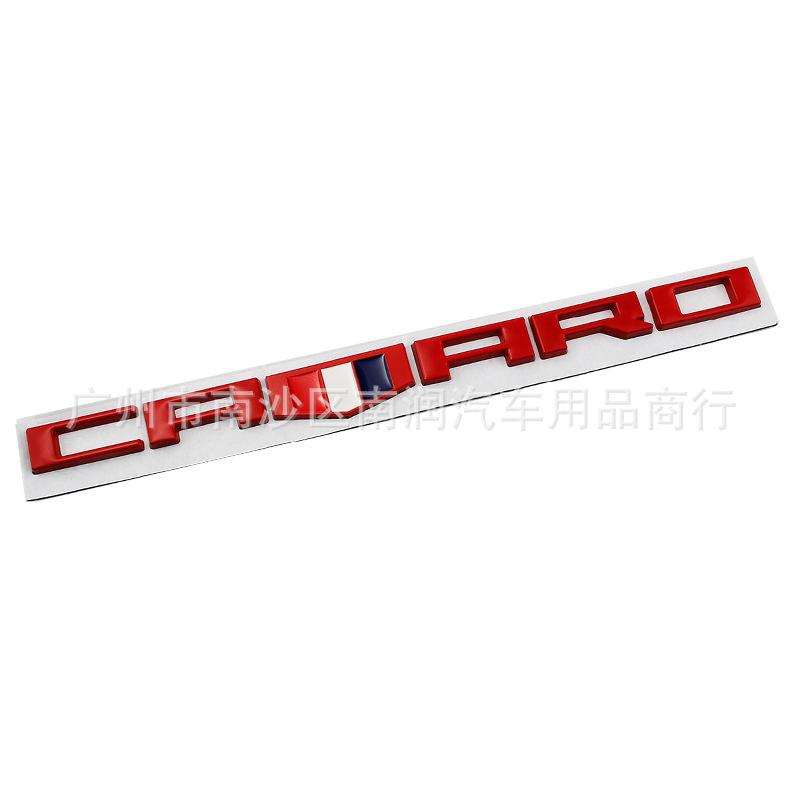 3D Car Styling Rear Trunk Emblem Decals for Chevrolet CAMARO Bumblebee car sticker modification Letter Badge Auto Accessories