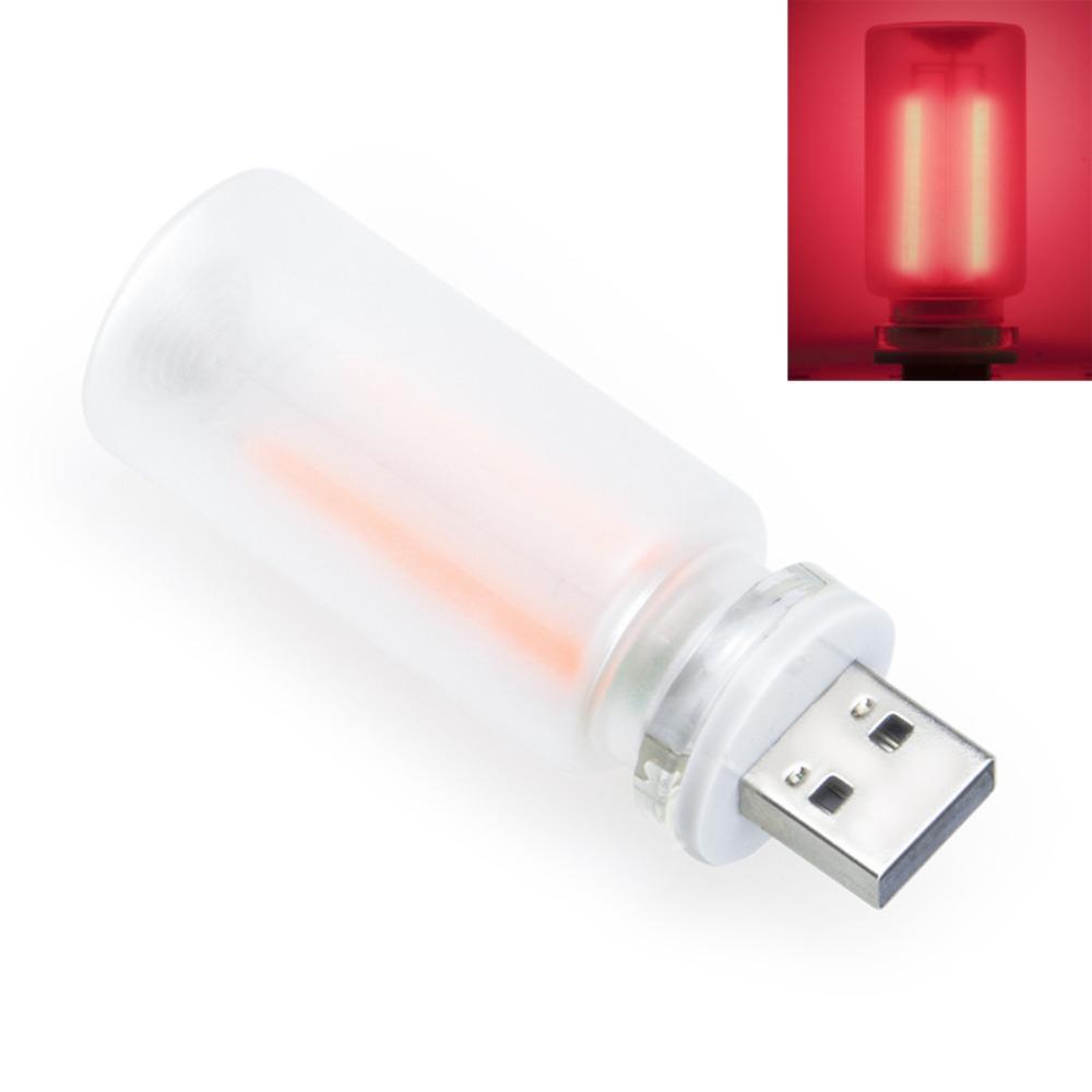 Touch Control USB Night Light Dimmable LED Filament Light Bulb  Car Interior