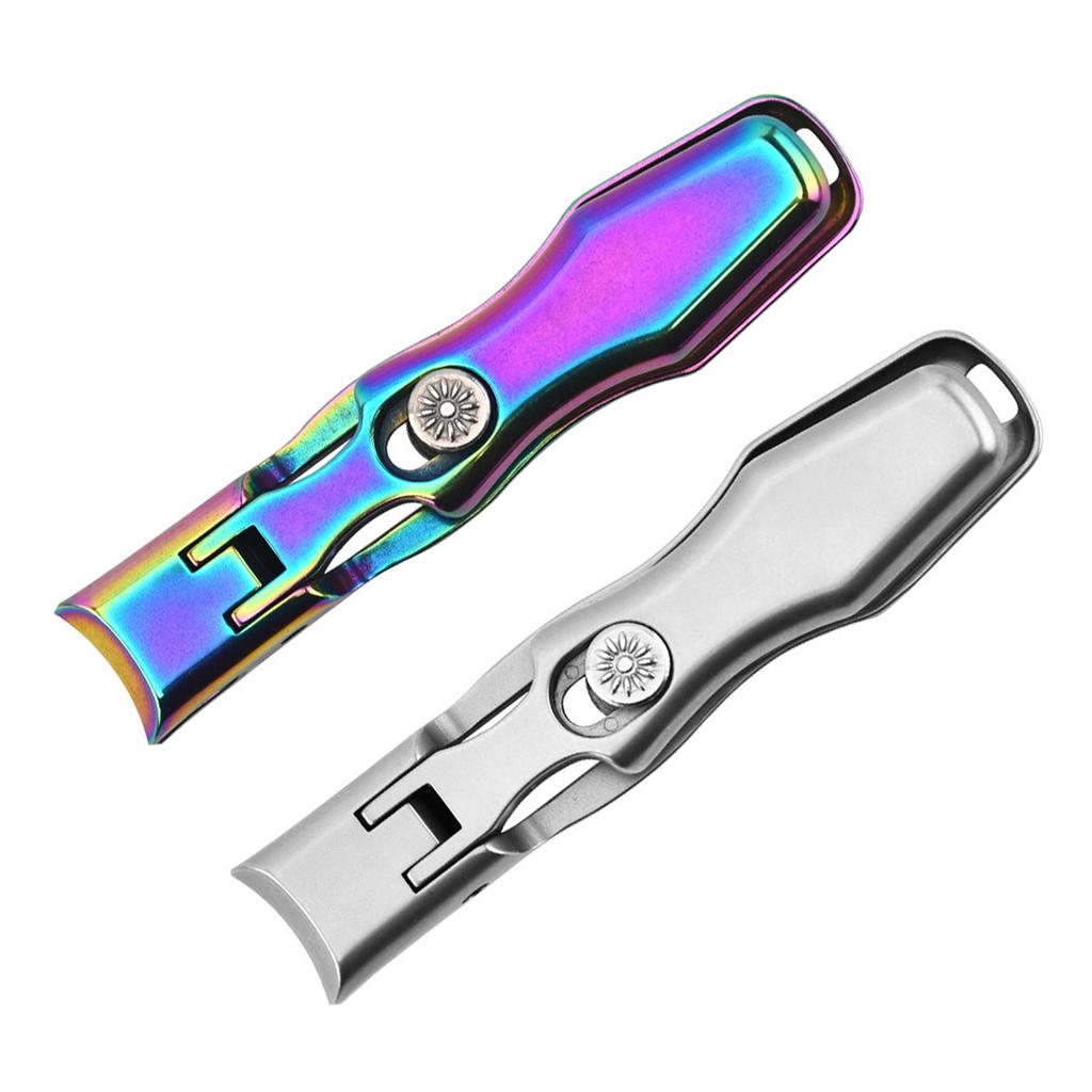 Nail Clippers Stainless Steel Professional Wide Jaw Opening Fingernail Cutters Nail Clippers