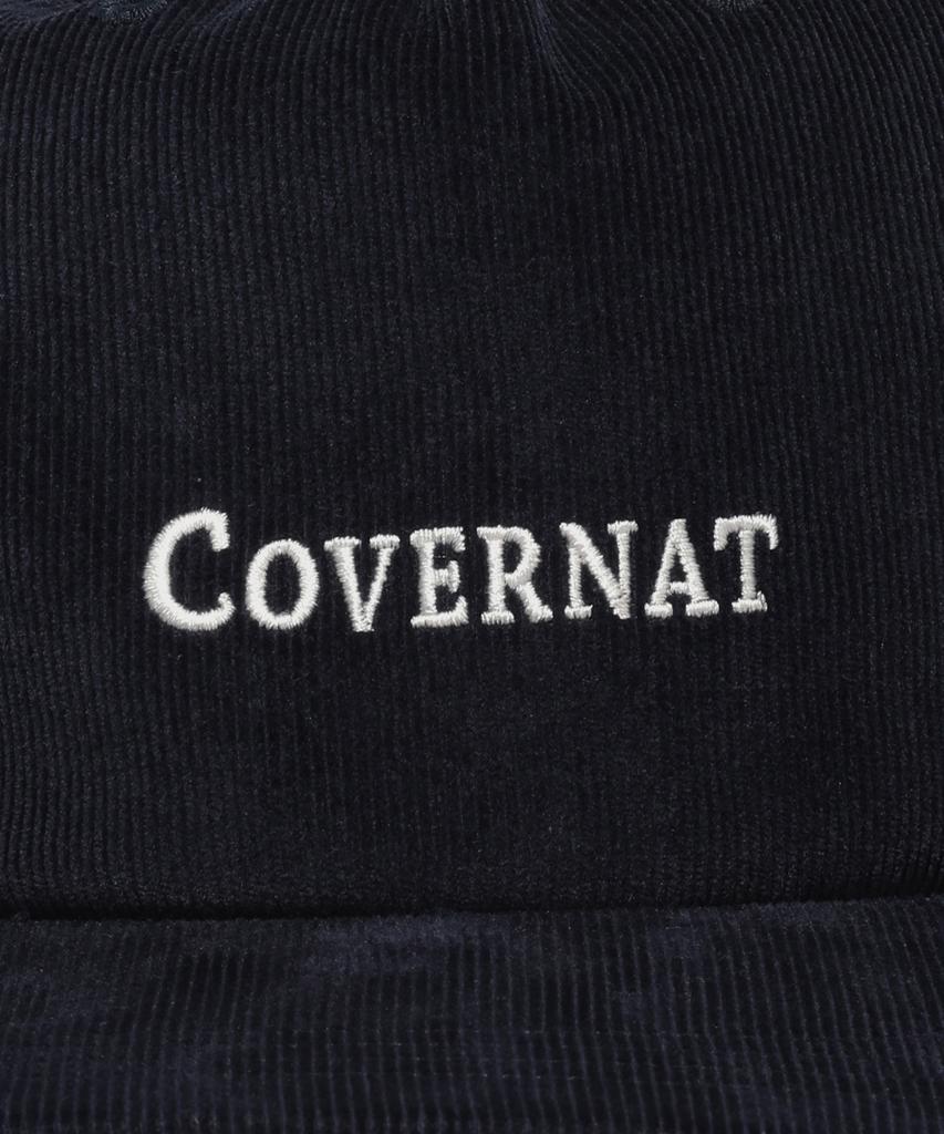 COVERNAT Authentic Logo Corduroy 5-Panel Cap Navy