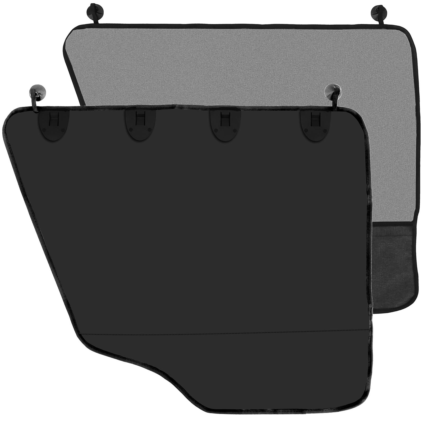 

2PCS Dog Car Door Protector 600D Oxford Cloth Car Door Guard Scratchproof Washable Interior Car Door Cover with Pocket Machine 2PCS One Set сірий колір
