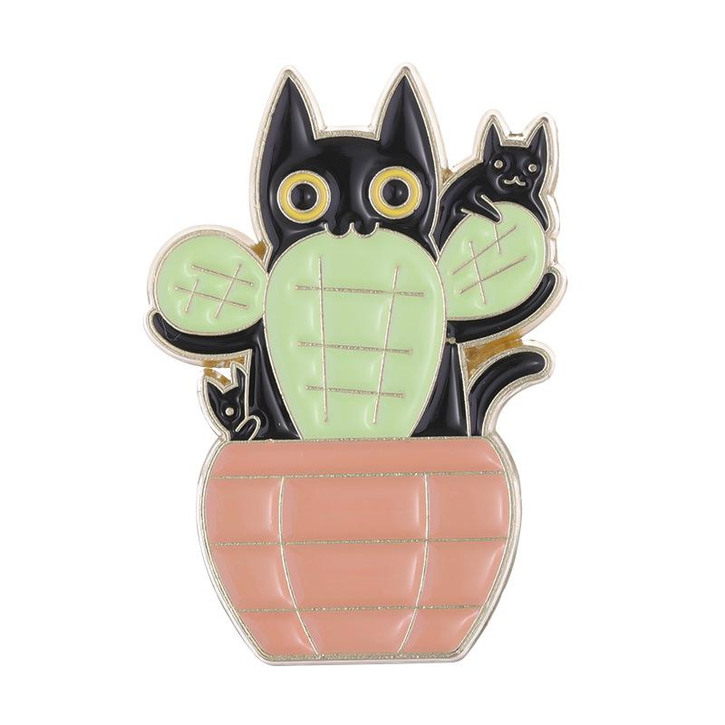 

Причудливая брошь-пинка в виде кошки, идеально подходящая для универсального цветочного украшения и уникального подарка XZ7792