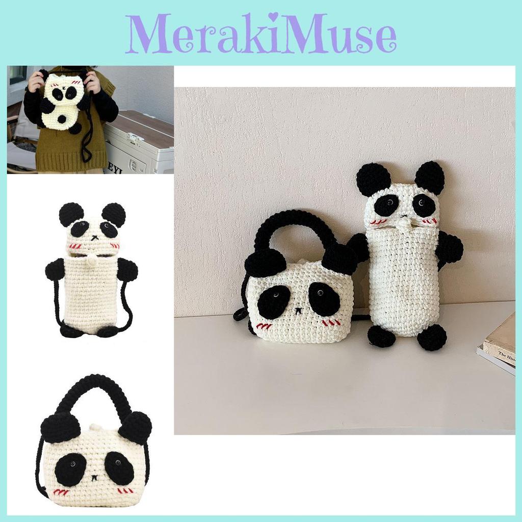 Adorable Panda Plush Crossbody Bag For Kids Stylish Trendy Accessory For Daily Use