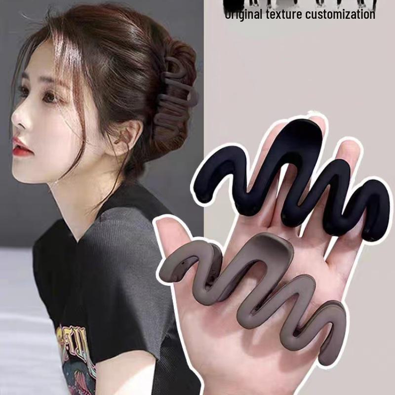 Hochwertige schwarze Haarklammer für Damen