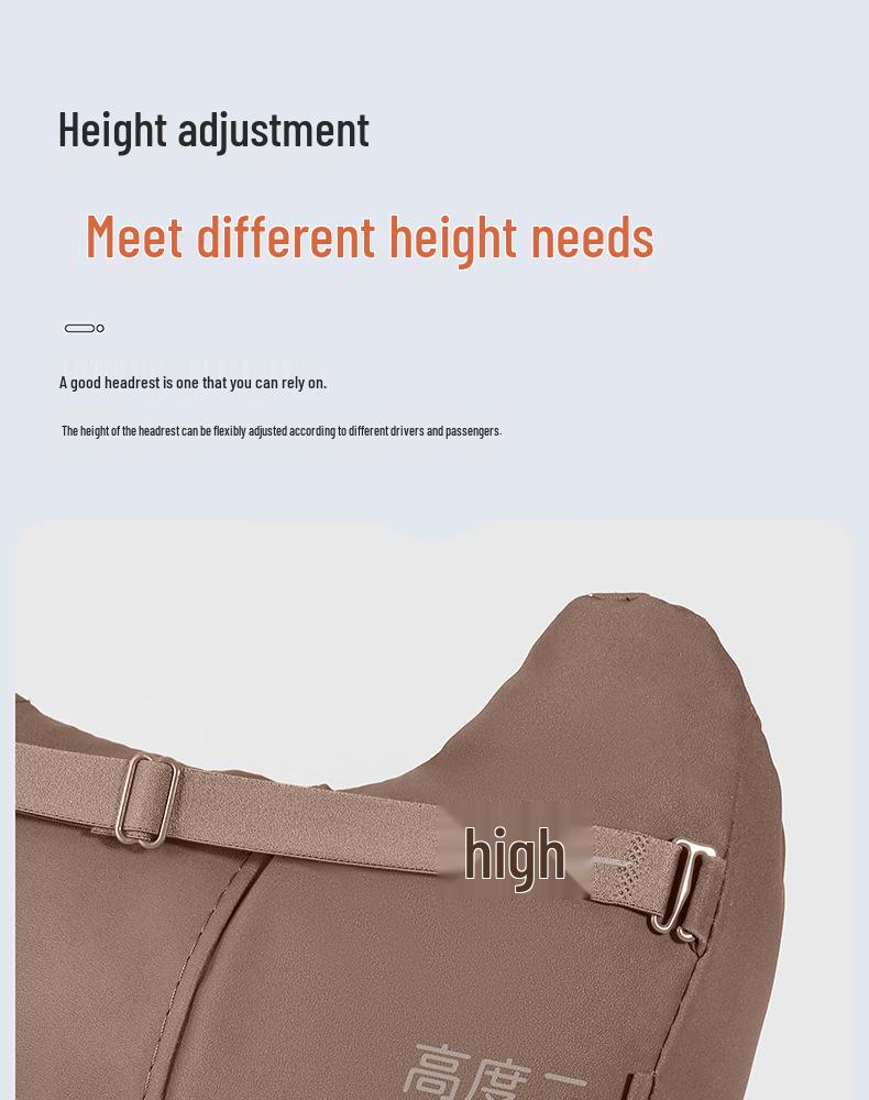 Lincoln Nautilus Headrest & Lumbar Support Cushion Set: 26 Models - Neck & Waist Protection