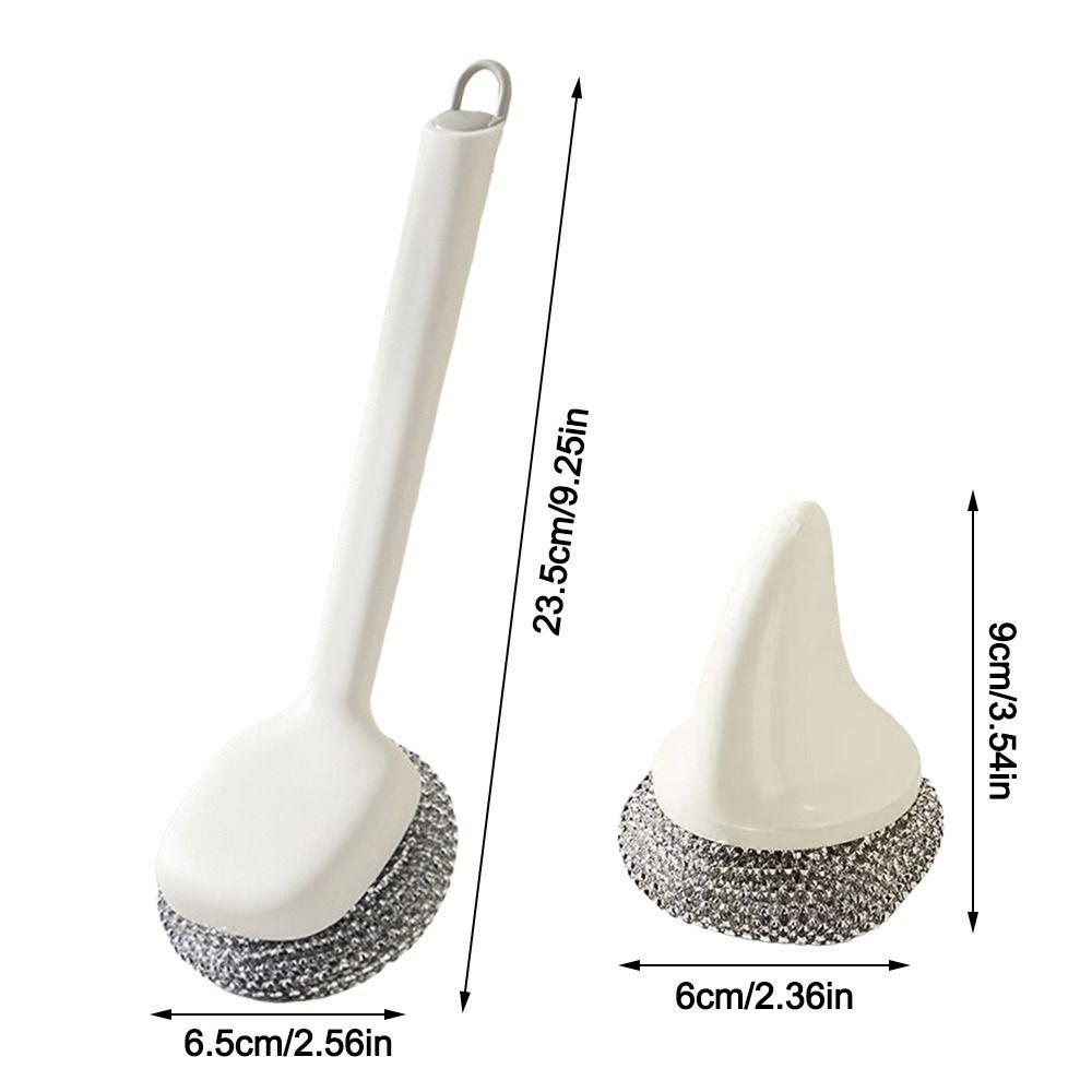 Long Handle Wire Brush Multi-function Washing Brush New Cleaning Brush  for Pots Dishes Sink