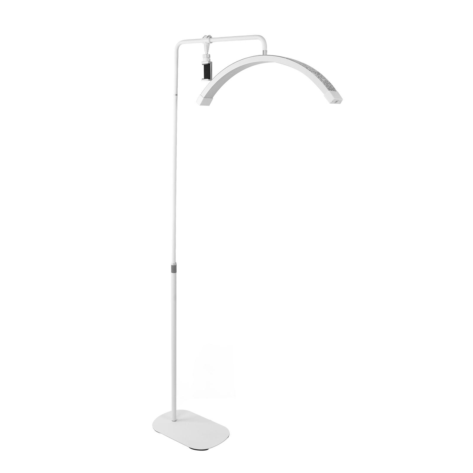 

Светодиодный напольный светильник для наращивания ресниц 35 Вт, полумесяц, напольная лампа для красоты, ухода за кожей, ресниц, бровей EU Plug