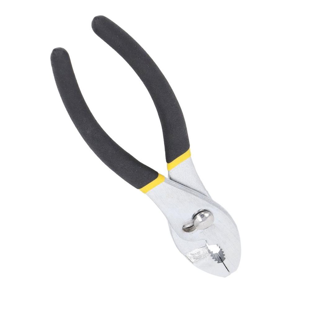 Steel Pliers Slip Joint Pliers Plastic Handle Heavy Duty Pliers Convenient Hand Pliers  Home Repair 6 inches